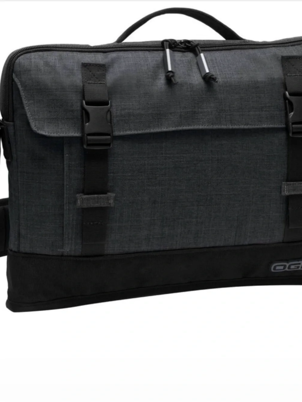 OGIO Apex Slim Case Messenger Laptop Bag - Gray - Brand New